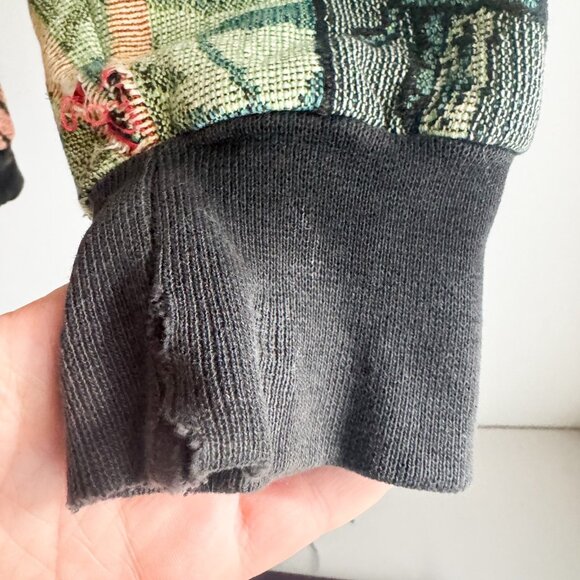 Sugar Street Weavers Tapestry Floral Ladybug Print Pullover M/L - Picture 4 of 7